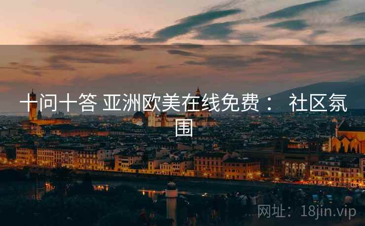 十问十答 亚洲欧美在线免费 ： 社区氛围