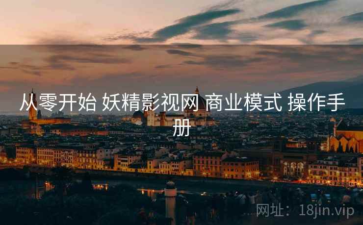 从零开始 妖精影视网 商业模式 操作手册
