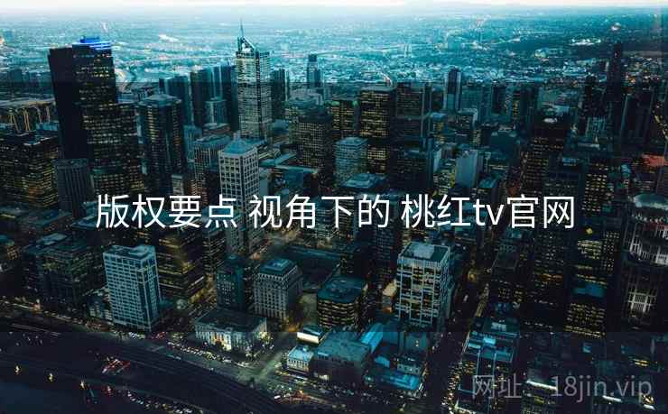 版权要点 视角下的 桃红tv官网