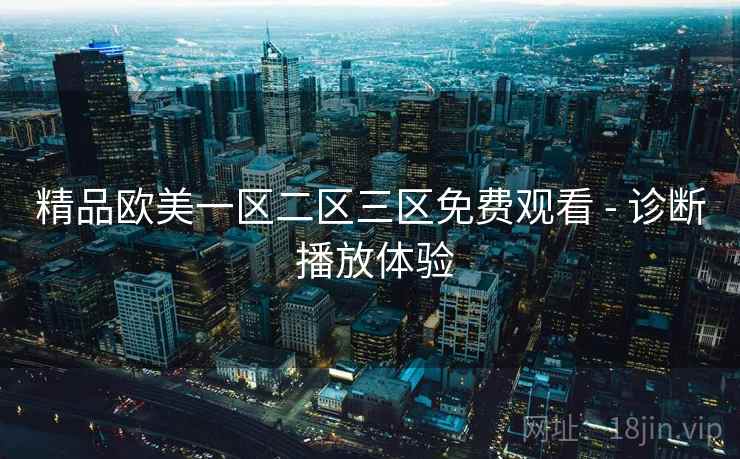 精品欧美一区二区三区免费观看 - 诊断 播放体验