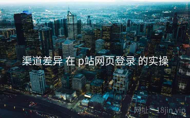 渠道差异 在 p站网页登录 的实操