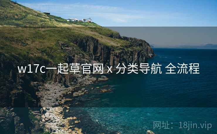 w17c一起草官网 x 分类导航 全流程