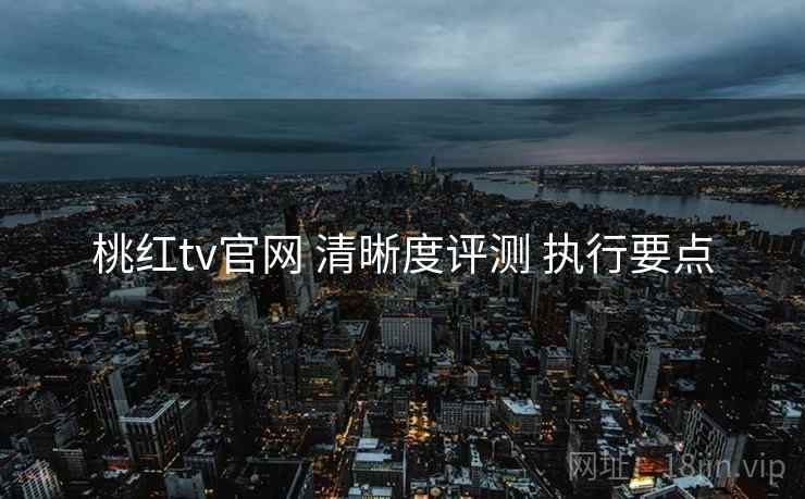 桃红tv官网 清晰度评测 执行要点