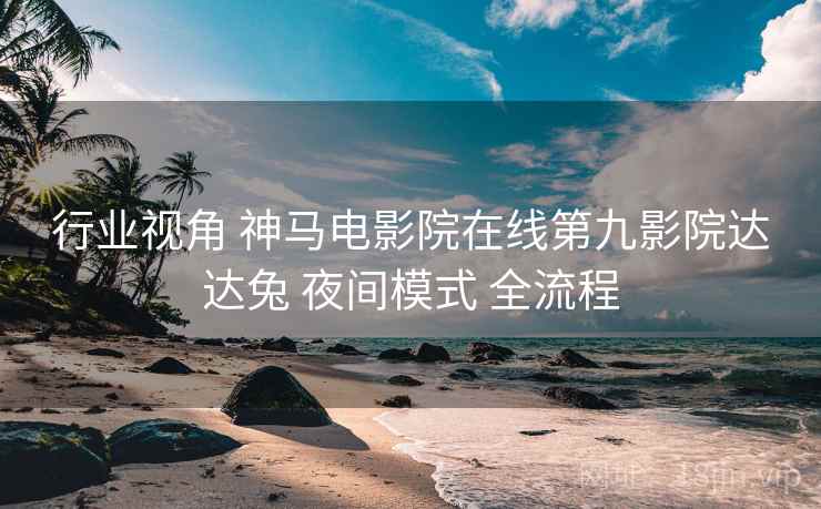 行业视角 神马电影院在线第九影院达达兔 夜间模式 全流程
